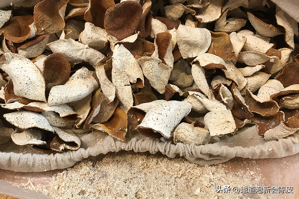 新会陈皮外表皮上的白色物质是什么？